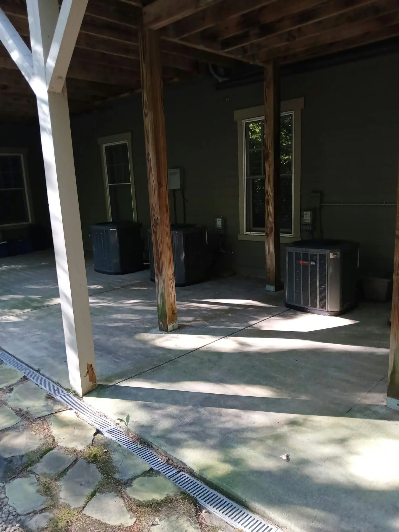 Property exterior work area